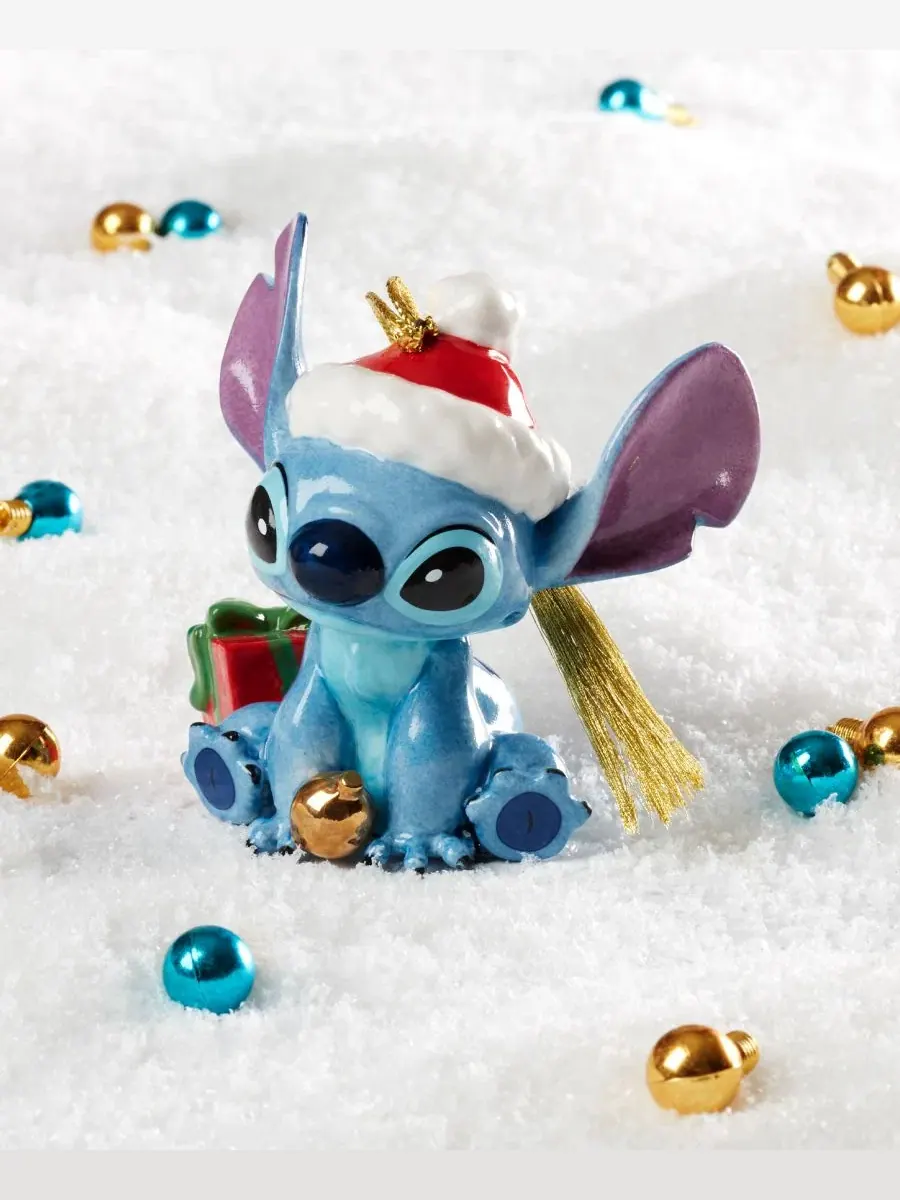 Елочная игрушка Stitch с золотым шнуром Lenox — изображение 4 из 5, синий