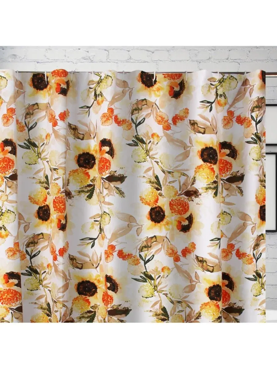 Шторка для ванной с рюшами Somerset Greenland Home Fashions — изображение 4 из 4, золото