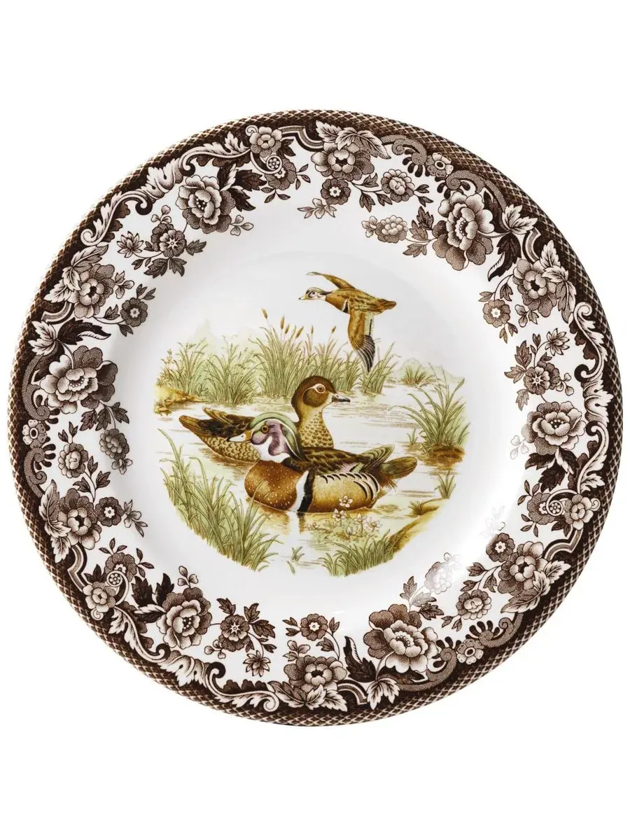 Тарелка для ужина "Лесная утка-мандаринка" Spode — изображение 1 из 2, нет цвета