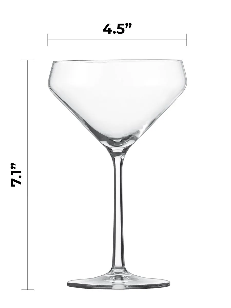 Набор из 4 коктейлей Pure Martini объемом 355 мл Zwiesel Glas — изображение 3 из 7, прозрачный