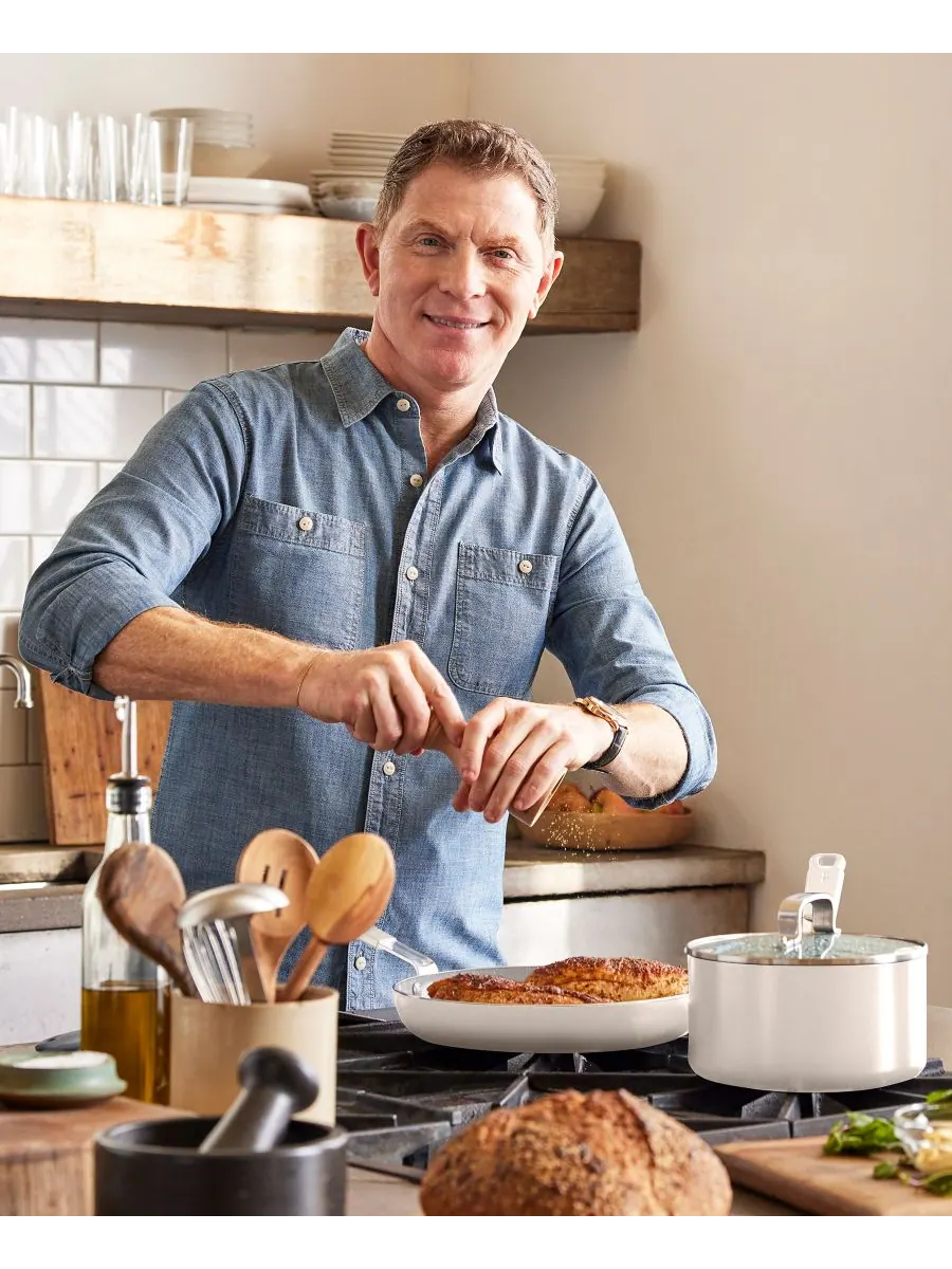 Двухконфорочный противень-гриль GreenPan x Bobby Flay, 45х28 см — изображение 8 из 8, светлый бежевый