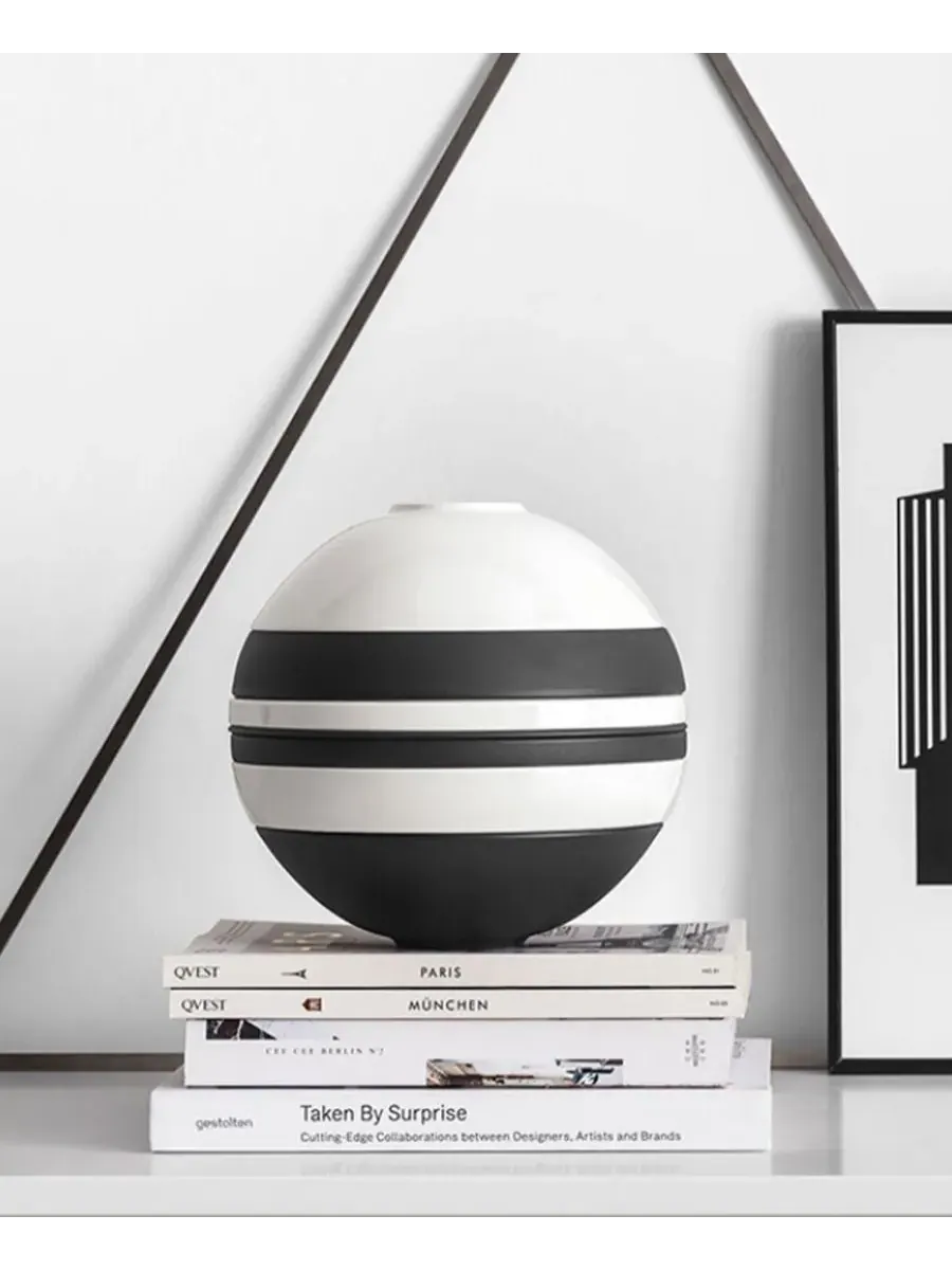 Набор посуды La Boule Black & White из 7 предметов, на 2 персоны Villeroy & Boch — изображение 2 из 10, черный/белый