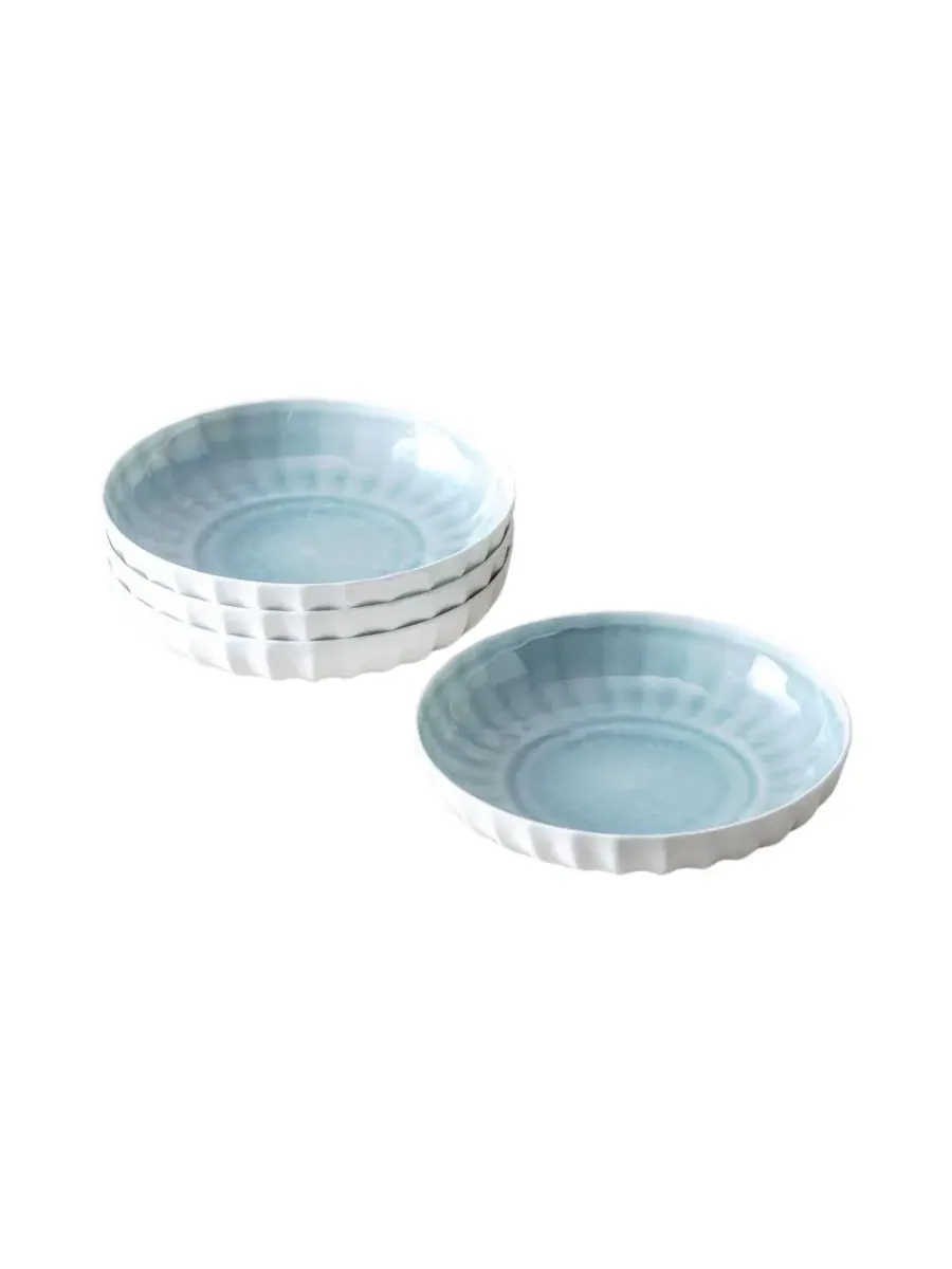 Набор посуды из костяного фарфора Blyss Bone China Fortessa — изображение 1 из 5, зеленый