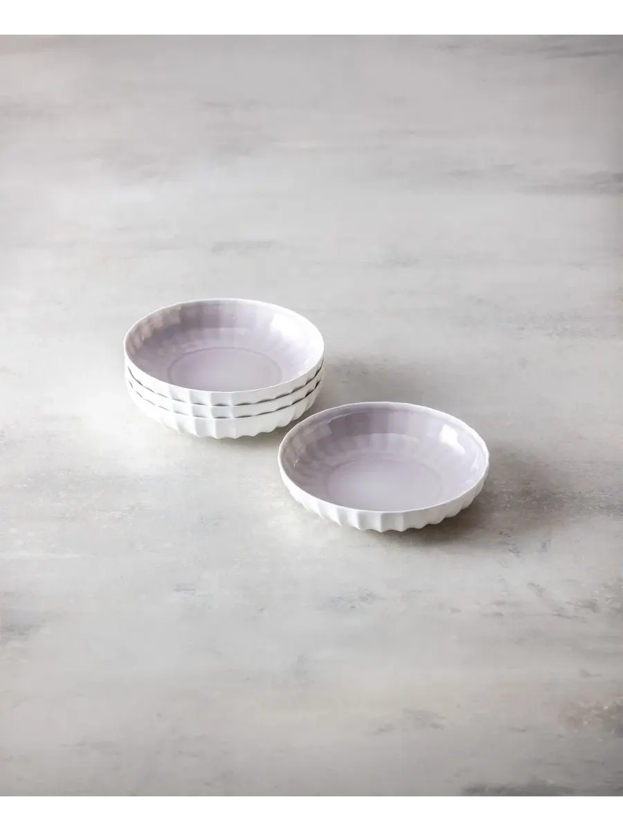 Столовый сервиз Blyss Bone China из костяного фарфора Fortessa — изображение 2 из 6, серый
