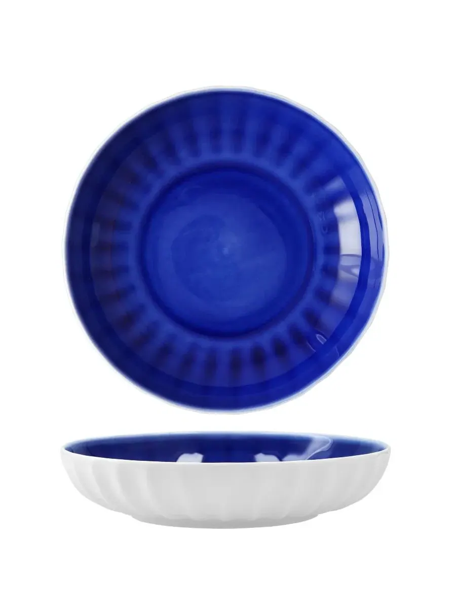 Набор посуды из костяного фарфора Blyss Bone China Fortessa — изображение 6 из 6, синий