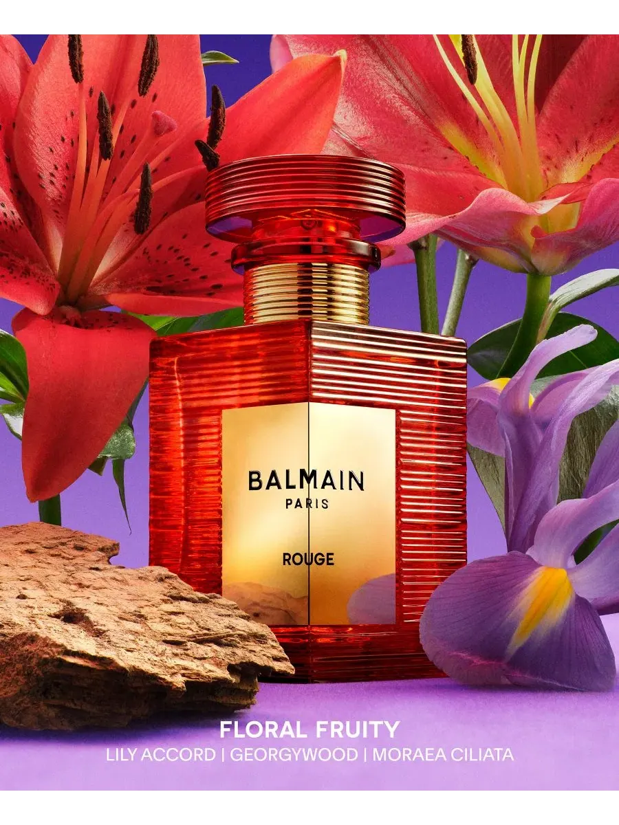 Ароматическая свеча Rouge, 198 г Balmain Beauty — изображение 3 из 3, нет цвета