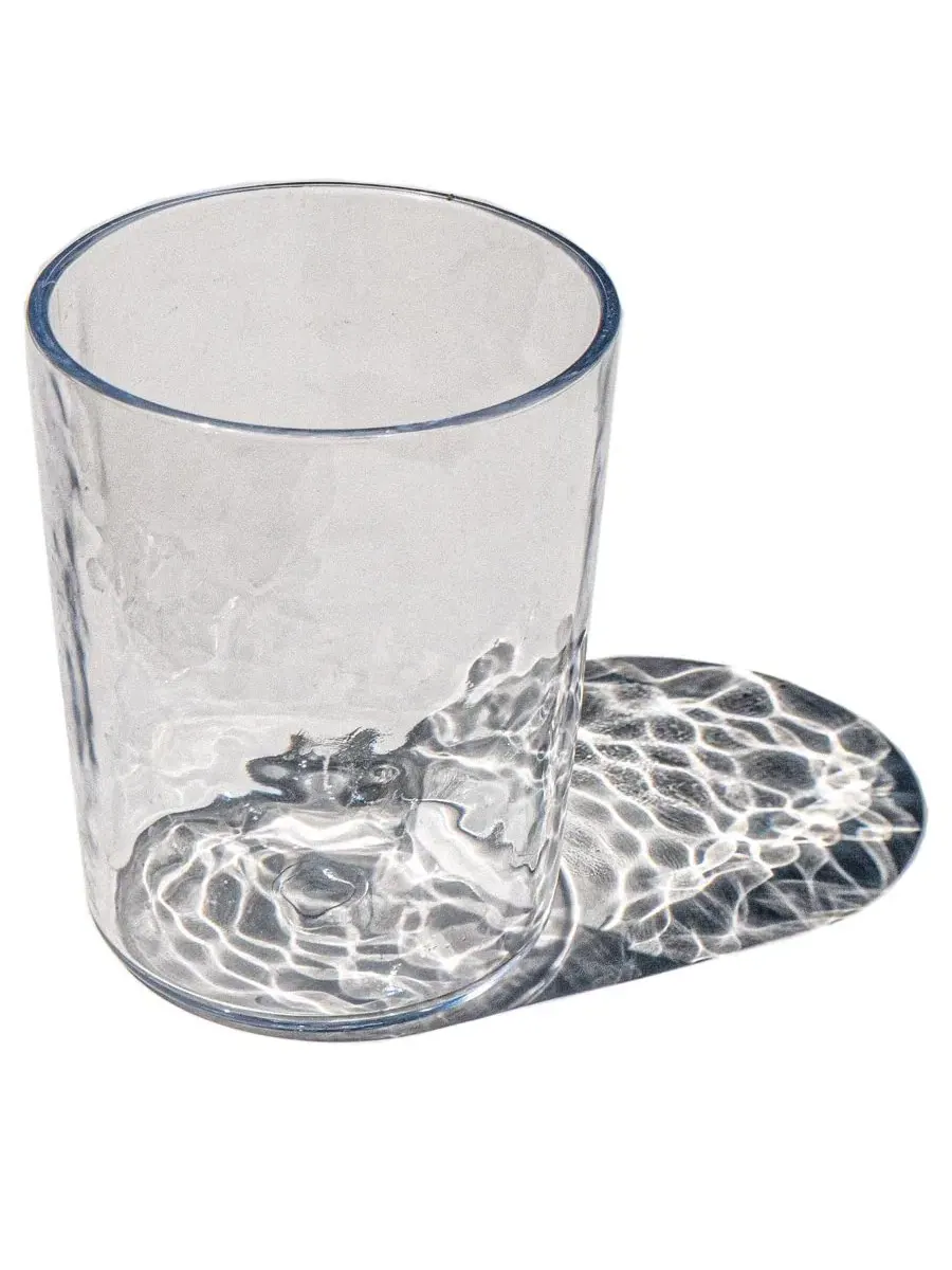 Набор стаканов Hammered Rustic Acrylic, 6 шт Abode Homewares — изображение 2 из 5, прозрачный