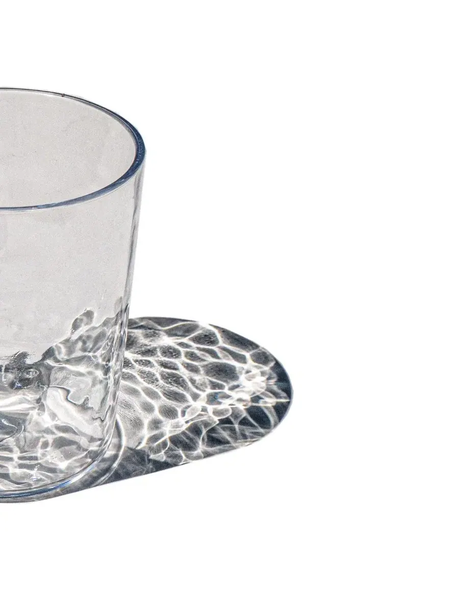 Набор стаканов Hammered Rustic Acrylic, 6 шт Abode Homewares — изображение 3 из 5, прозрачный