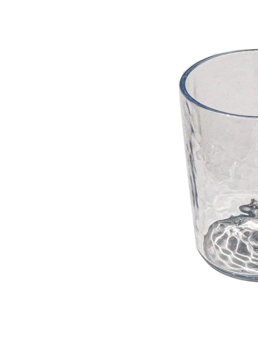 Набор стаканов Hammered Rustic Acrylic, 6 шт Abode Homewares — изображение 4 из 5, прозрачный