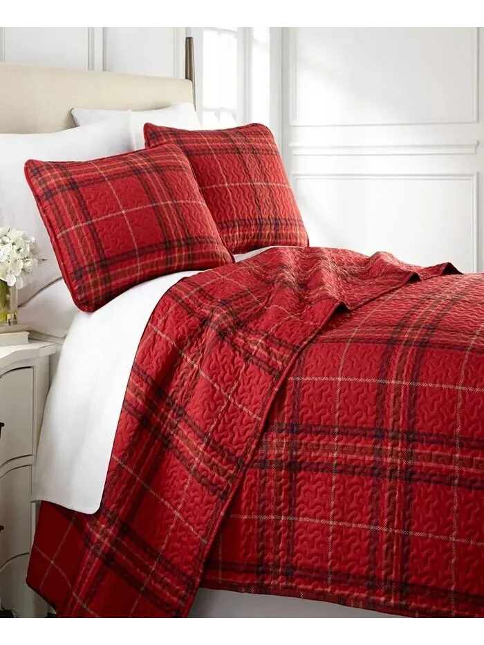 Ультрамягкое одеяло и накидка в клетку Vilano Southshore Fine Linens