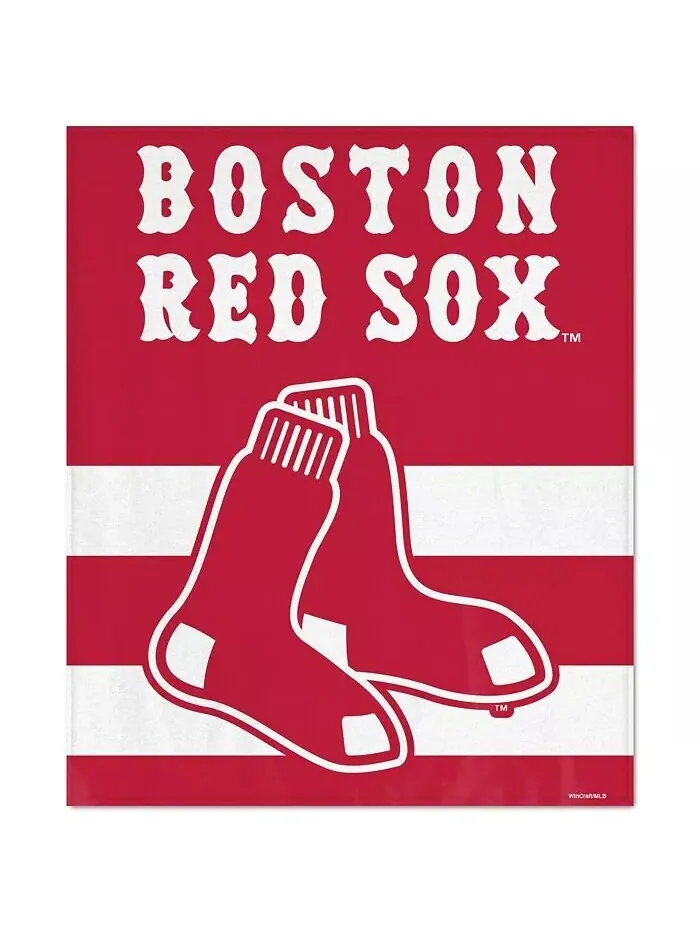 Плюшевое одеяло Boston Red Sox Ultra размером 50 x 60 дюймов Wincraft