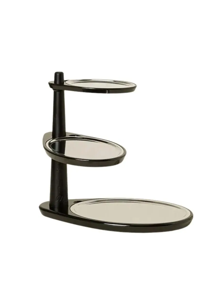 Трехъярусная сервировочная подставка Space-Saving Swivel Serving Stand Uncommon Goods — изображение 2 из 3, черный