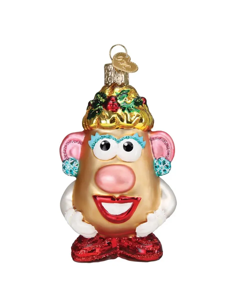 Елочная игрушка Hasbro Mrs. Potato Head Old World Christmas — коричневый