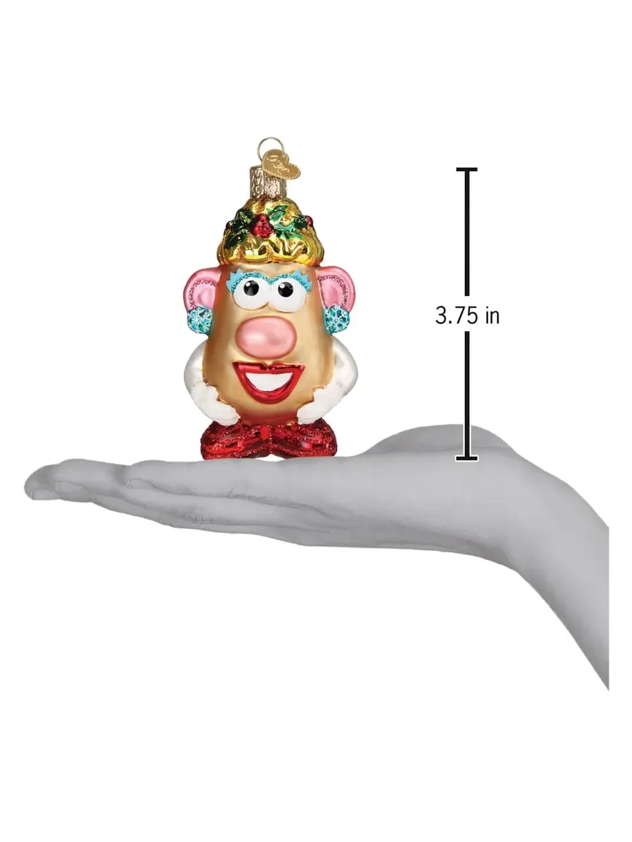 Елочная игрушка Hasbro Mrs. Potato Head Old World Christmas — изображение 4 из 4, коричневый