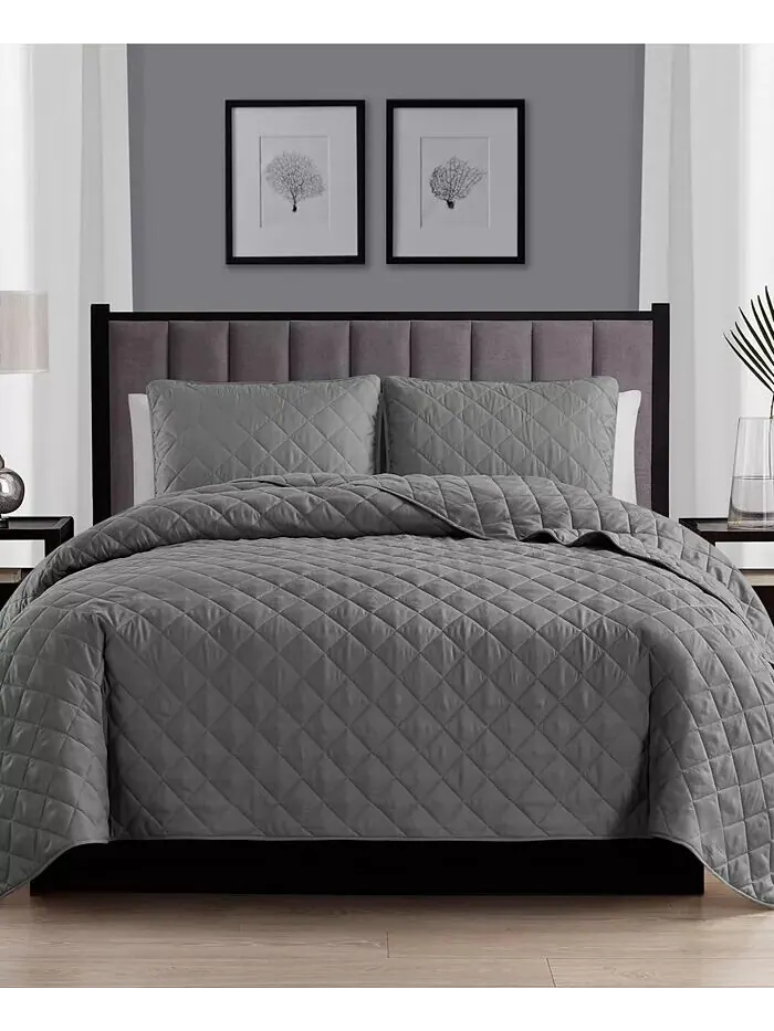 Комплекты легких одеял большого размера Cathay Home Inc. — изображение 2 из 2, серый