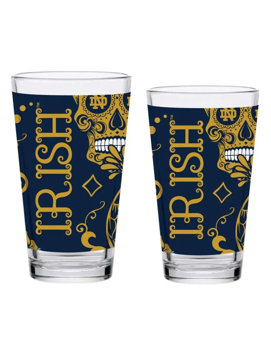 Набор из двух пивных бокалов Notre Dame Fighting Irish объемом 0 — изображение 2 из 2