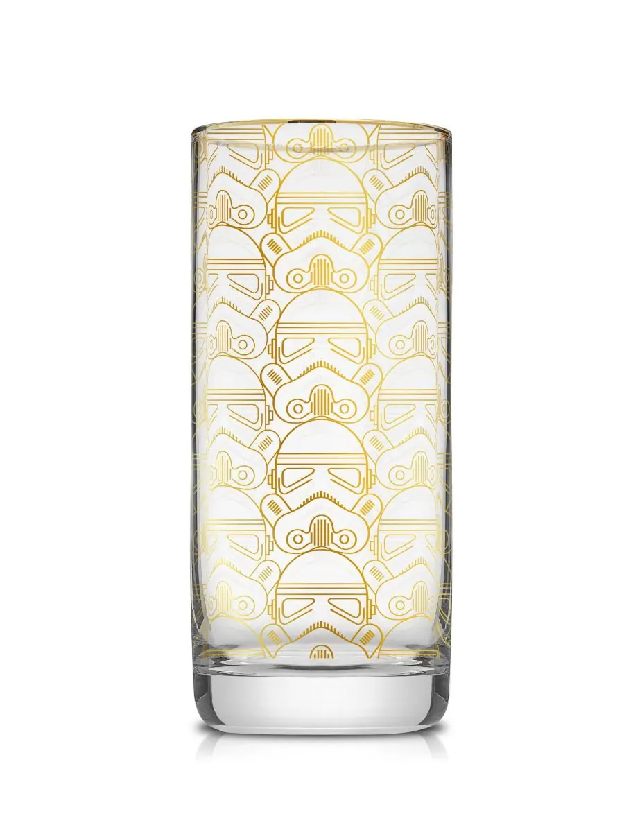 Набор из 4 высоких стаканов из лимитированной коллекции Star Wars Deco JoyJolt — изображение 2 из 6, прозрачный