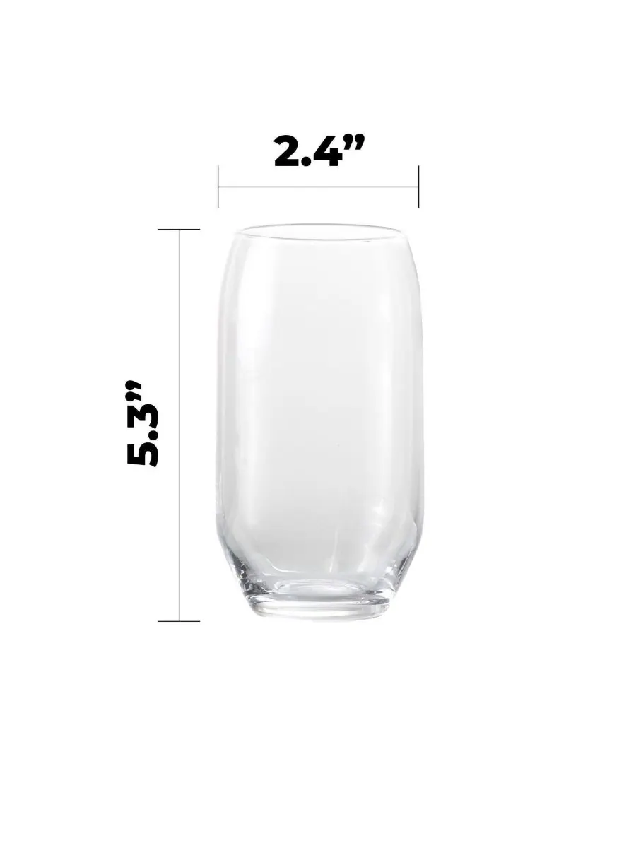 Набор из 4 бокалов для игристых коктейлей Estiva Highball Fortessa — изображение 3 из 7, прозрачный