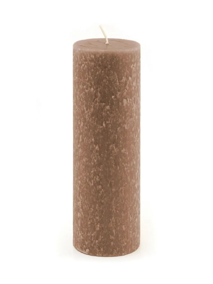 Свеча-столбик Timberline, 7,5 см x 23 см ROOT CANDLES — изображение 1 из 3, коричневый