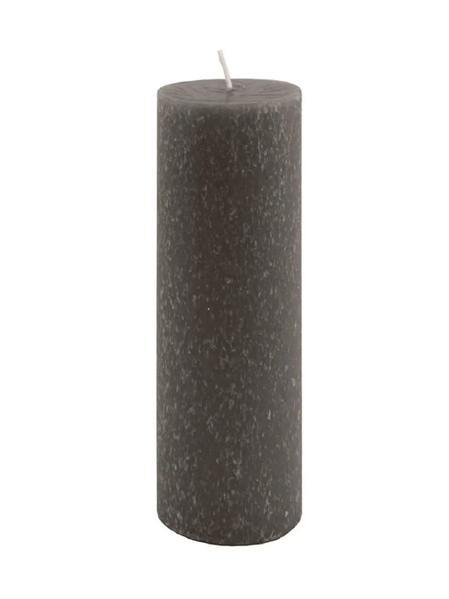 Свеча-столбик Timberline, 7,5 см x 23 см ROOT CANDLES — изображение 1 из 2, серый