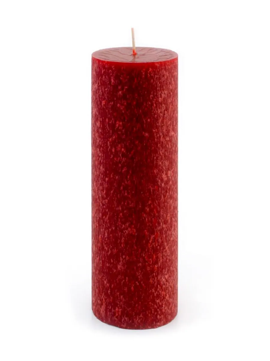 Свеча-столбик Timberline, 7,5 см x 23 см ROOT CANDLES — изображение 1 из 2, гранат