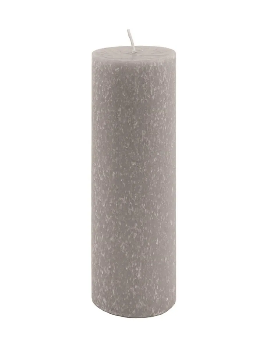 Свеча-столбик Timberline, 7,5 см x 23 см ROOT CANDLES — изображение 1 из 2, серебристый