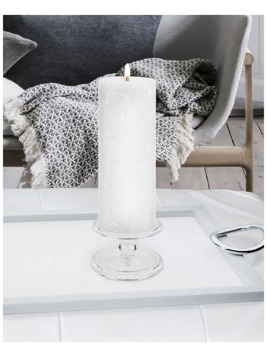 Свеча-столбик Timberline, 7,5 см x 23 см ROOT CANDLES — изображение 2 из 2, белый