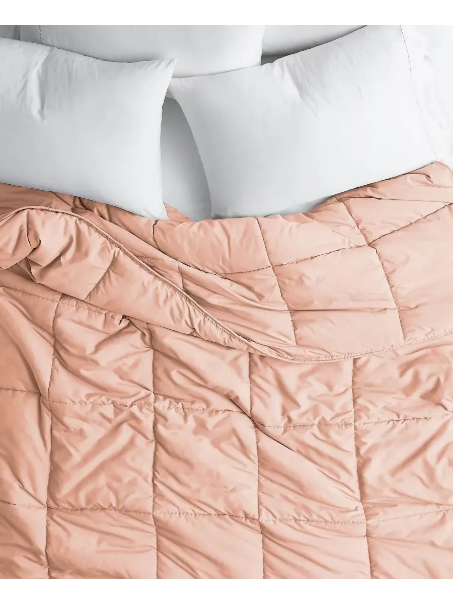 Премиальное одеяло с наполнителем, имитирующим пух, размер King Southshore Fine Linens — изображение 2 из 5, пудровый розовый