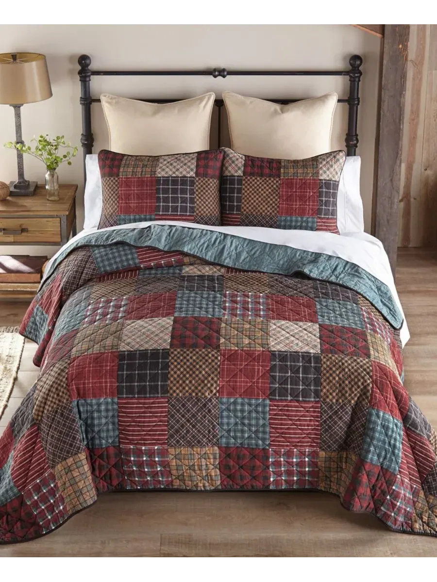 Стеганое одеяло Appalachia Plaid Donna Sharp — изображение 1 из 5, мульти