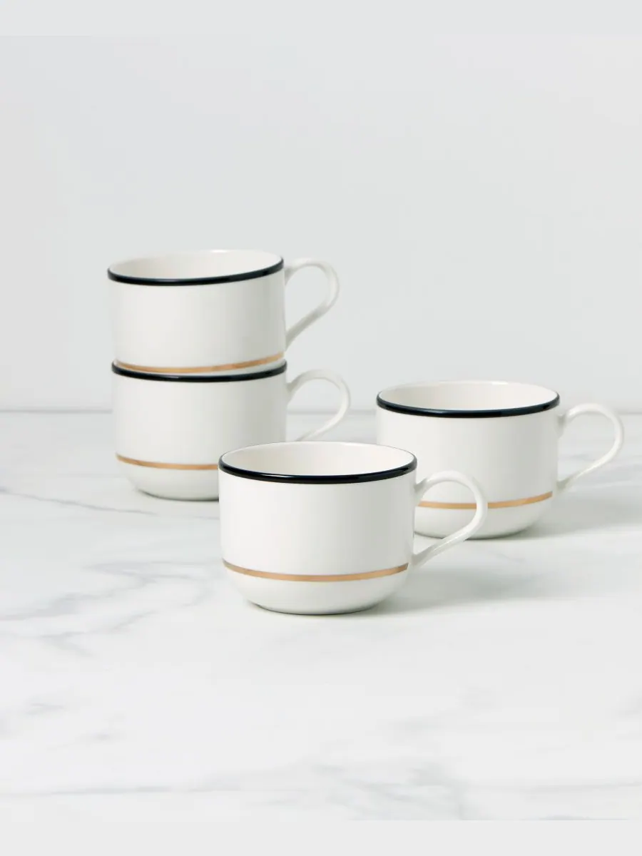 Набор из 4 кружек Make it Pop Kate spade new york — изображение 3 из 3, белый
