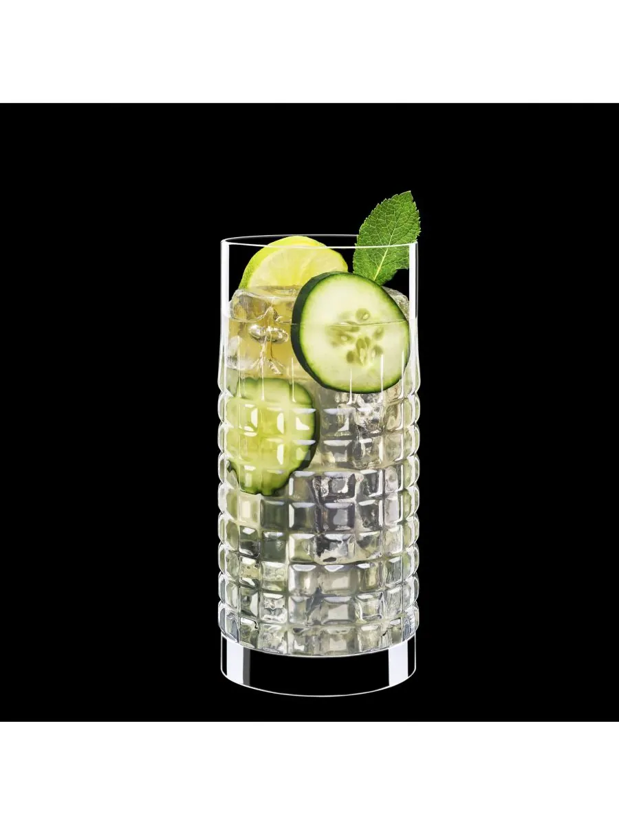 Набор из 4 высоких бокалов для коктейлей Mixology Charme объемом 16,25 унций Luigi Bormioli — изображение 2 из 3, прозрачный