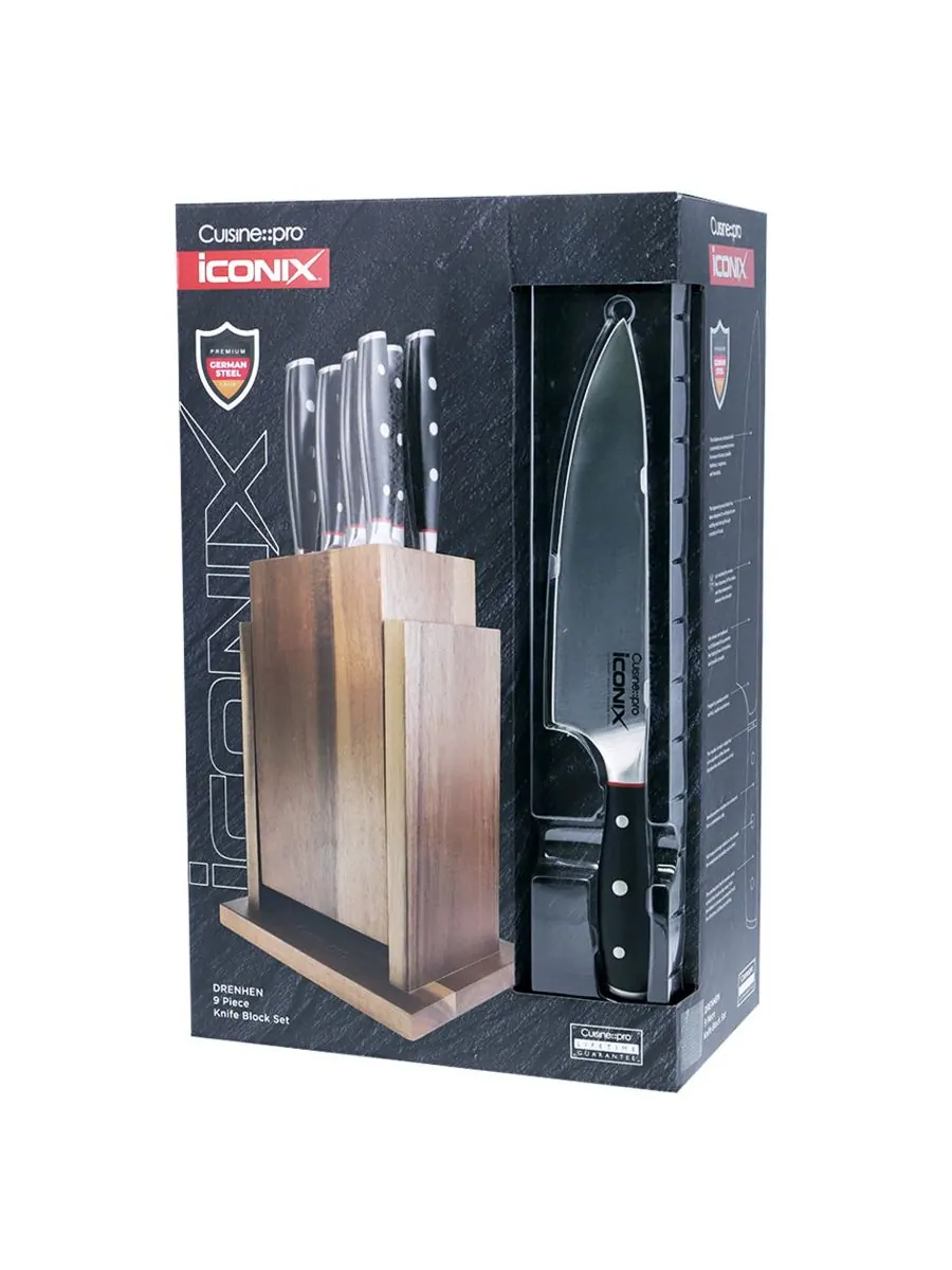 Набор подставок для ножей Iconix Drenhen, 9 предметов Cuisine::pro, — изображение 6 из 6, нет цвета