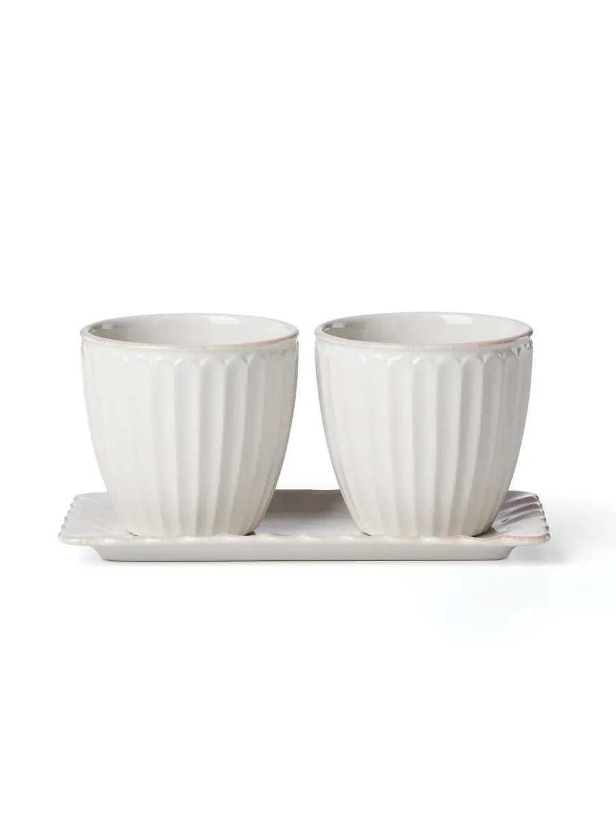 Набор подносов для трав French Perle Scallop Lenox