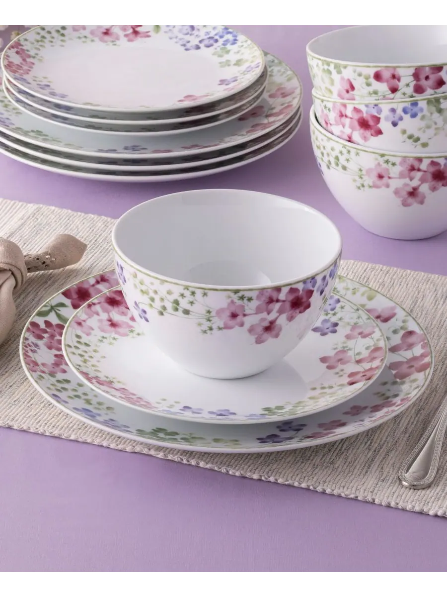 Набор посуды Bloomington Road из 12 предметов, на 4 персоны Noritake — изображение 3 из 10, мульти