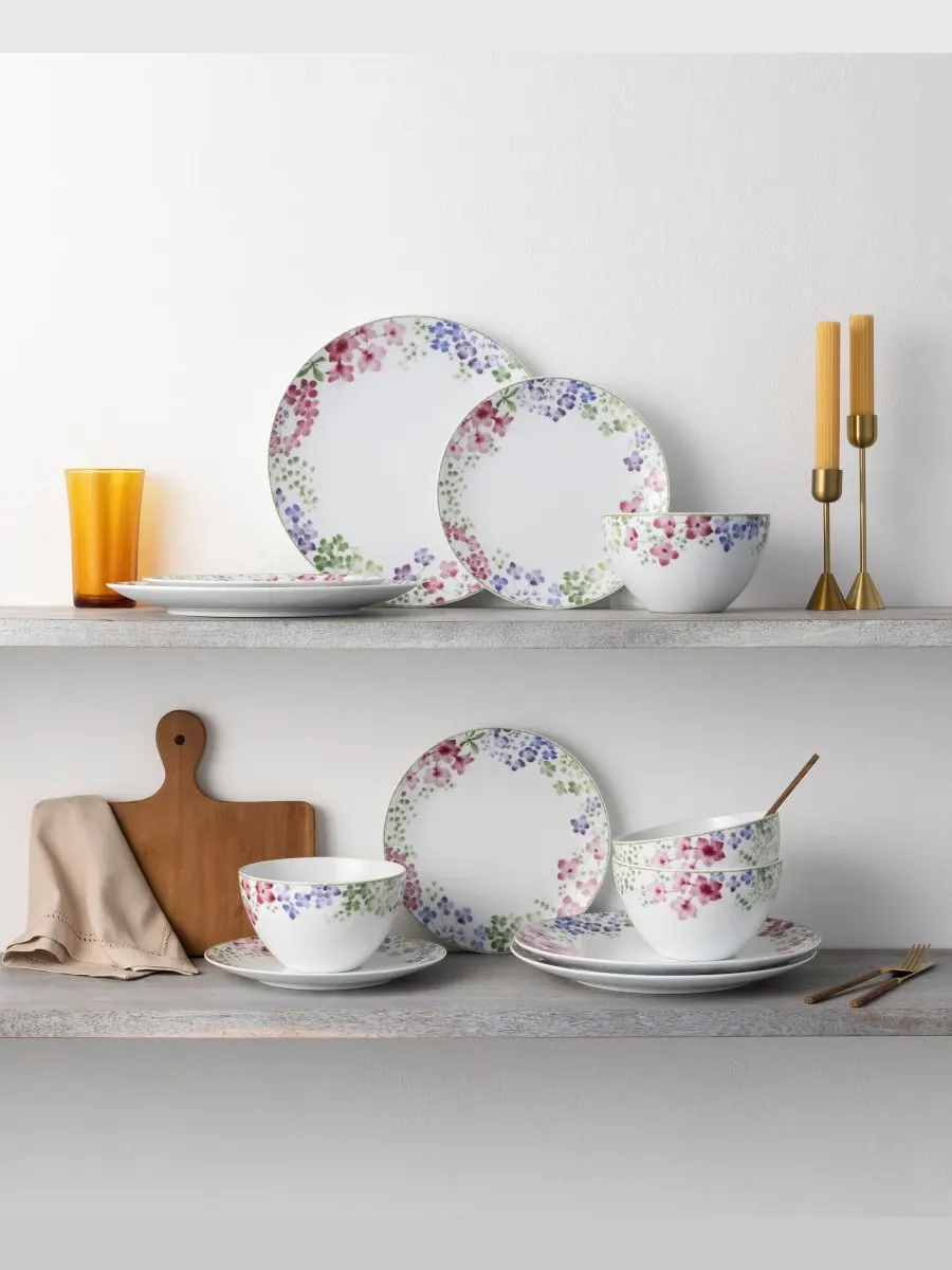Набор посуды Bloomington Road из 12 предметов, на 4 персоны Noritake — изображение 7 из 10, мульти
