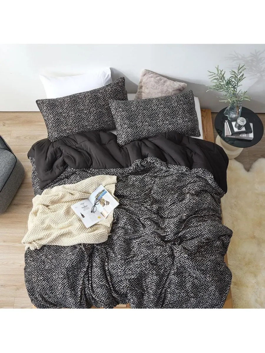 Идеальное одеяло большого размера для создания уюта Coma Inducer, Black gray, King — изображение 4 из 4, черный серый