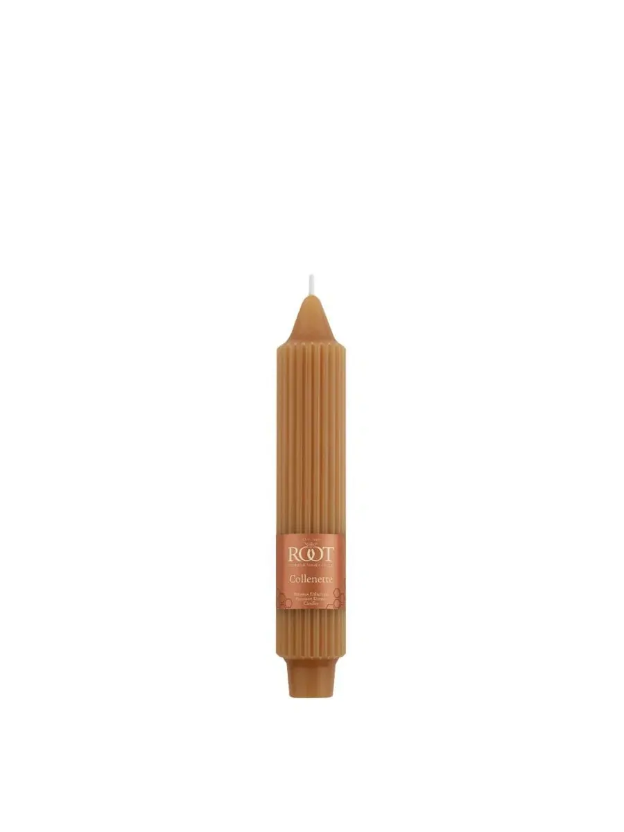 Набор из 4 конусных свечей Grecian Collenette 18 см Root Candles — изображение 2 из 3, воск