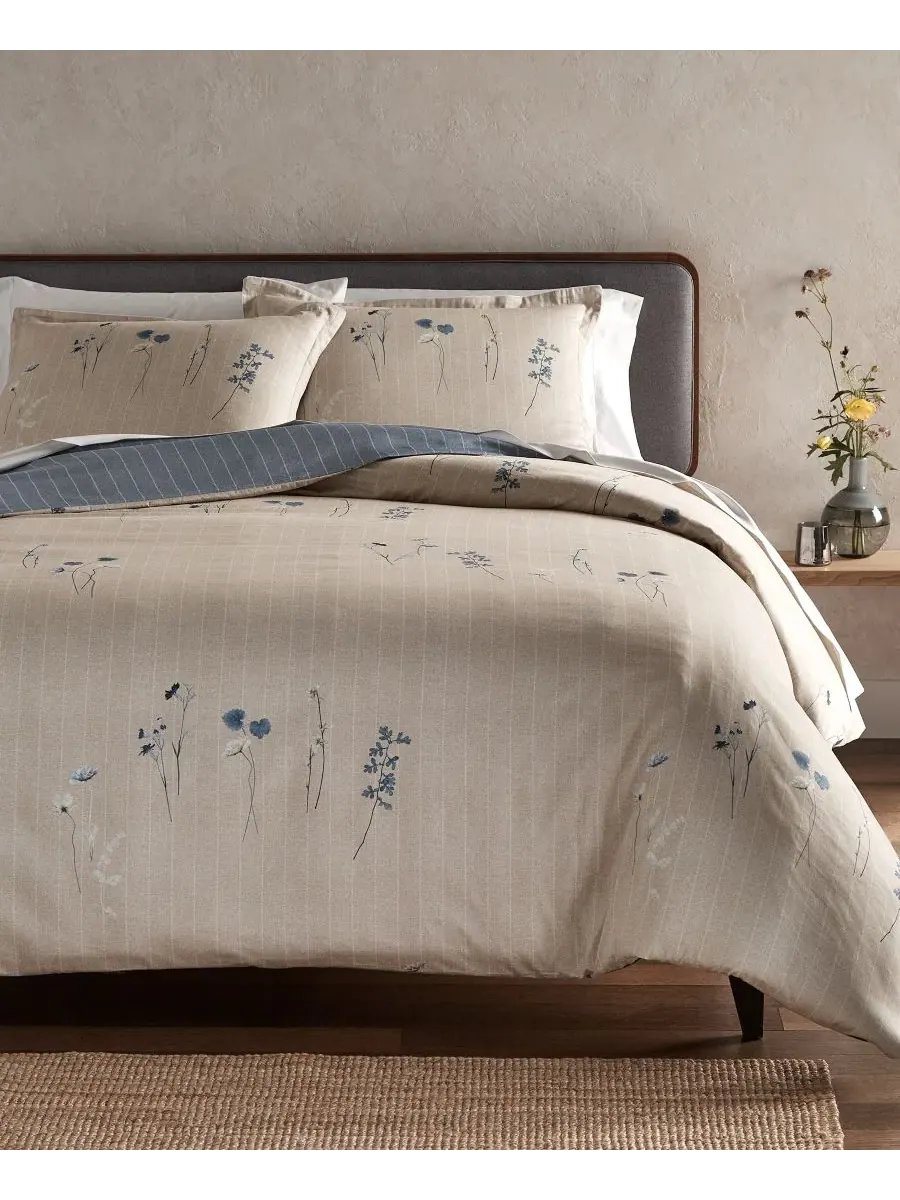 Пододеяльник из хлопкового сатина Azure Mist, Full/Queen Boss Home