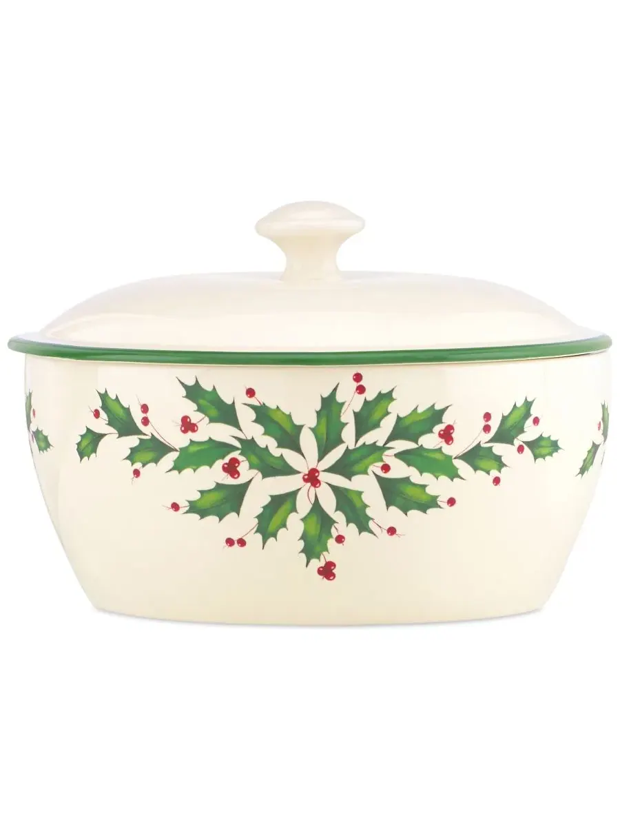 Жаропрочное блюдо для запекания с крышкой Hosting the Holidays Lenox — изображение 1 из 5, нет цвета