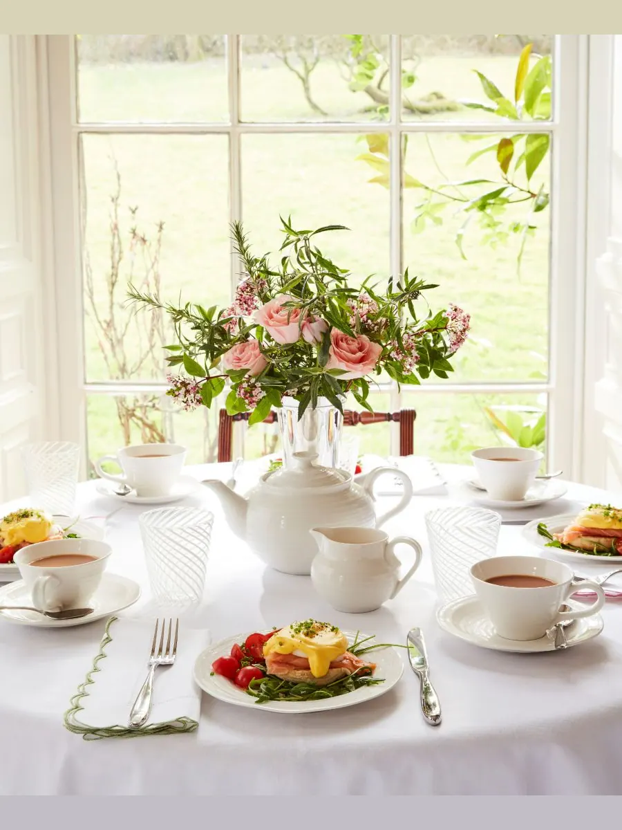 Набор из 4 обеденных тарелок Sophie Conran Portmeirion — изображение 4 из 4, белый