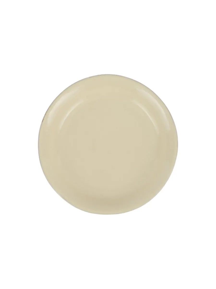 Салатная тарелка Cucina Fresca Bianco 7,5 дюймов VIETRI — изображение 1 из 6, крема