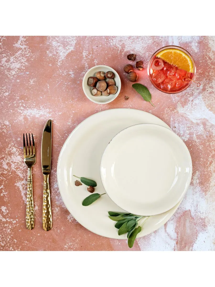 Салатная тарелка Cucina Fresca Bianco 7,5 дюймов VIETRI — изображение 2 из 6, белый
