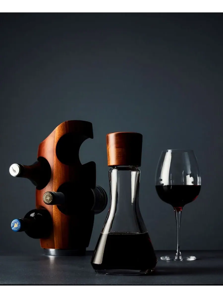 Графин Vie Decanter 25 см Nambe — изображение 3 из 7, прозрачный коричневый