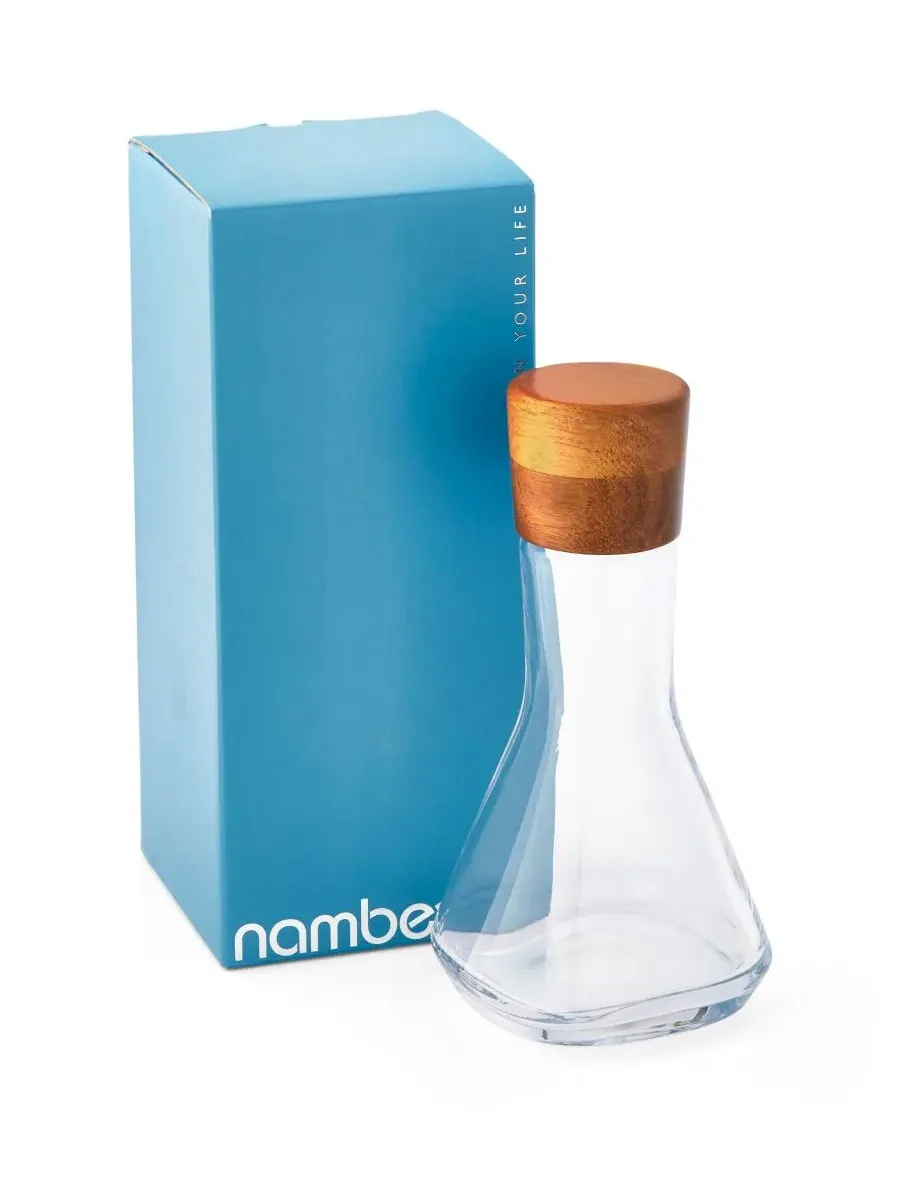 Графин Vie Decanter 25 см Nambe — изображение 7 из 7, прозрачный коричневый