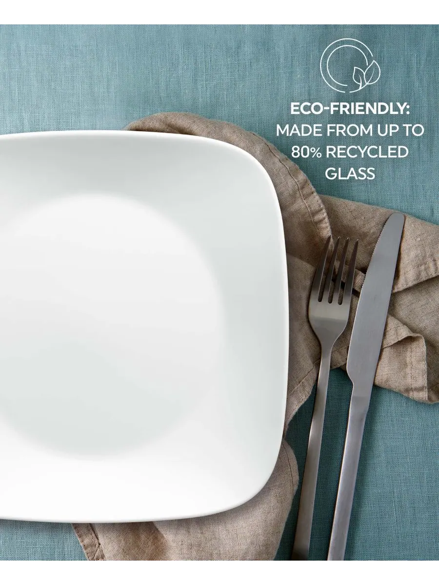 Corelle Набор посуды Vivid White, 16 предметов, на 4 персоны — изображение 6 из 7, белый