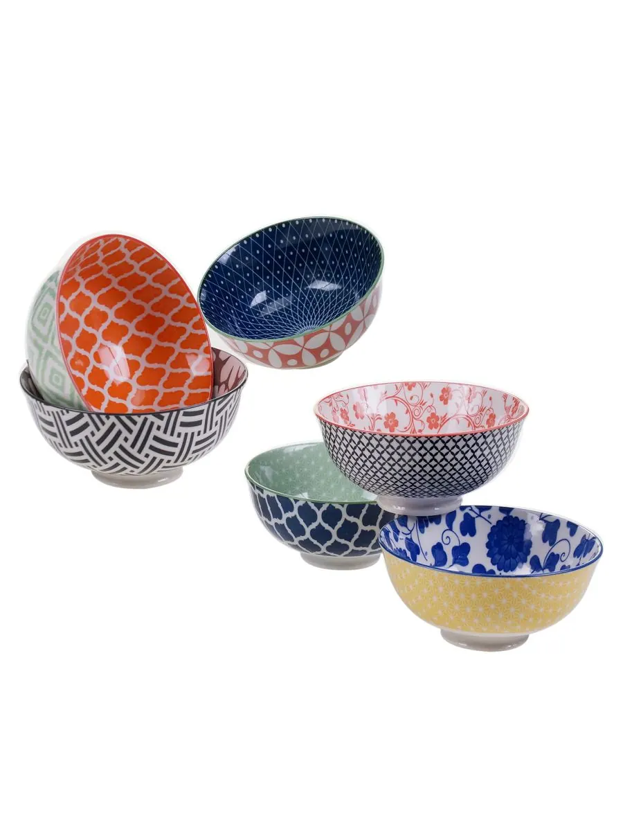 Набор из 6 мисок Soho Bowls Certified International — изображение 1 из 2, мульти