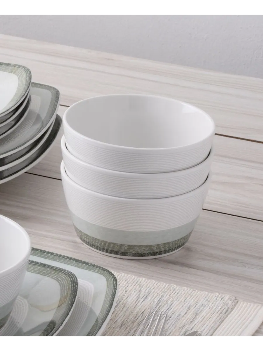 Набор из 4 мисок для хлопьев Colorscapes Layers Noritake — изображение 8 из 10, шалфейный