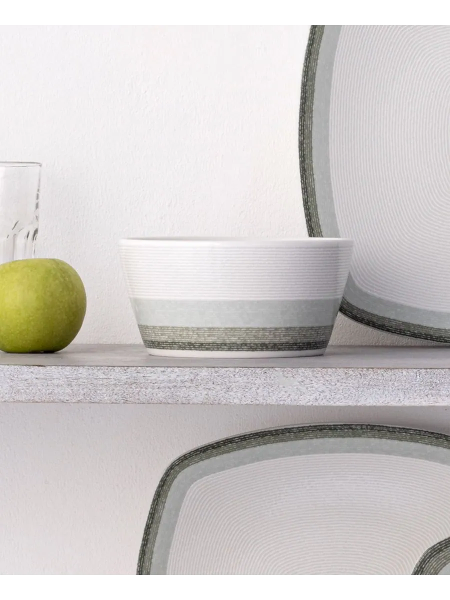 Набор из 4 мисок для хлопьев Colorscapes Layers Noritake — изображение 9 из 10, шалфейный