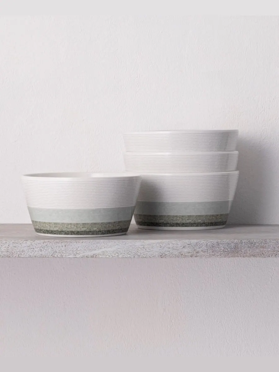 Набор из 4 мисок для хлопьев Colorscapes Layers Noritake — изображение 10 из 10, шалфейный