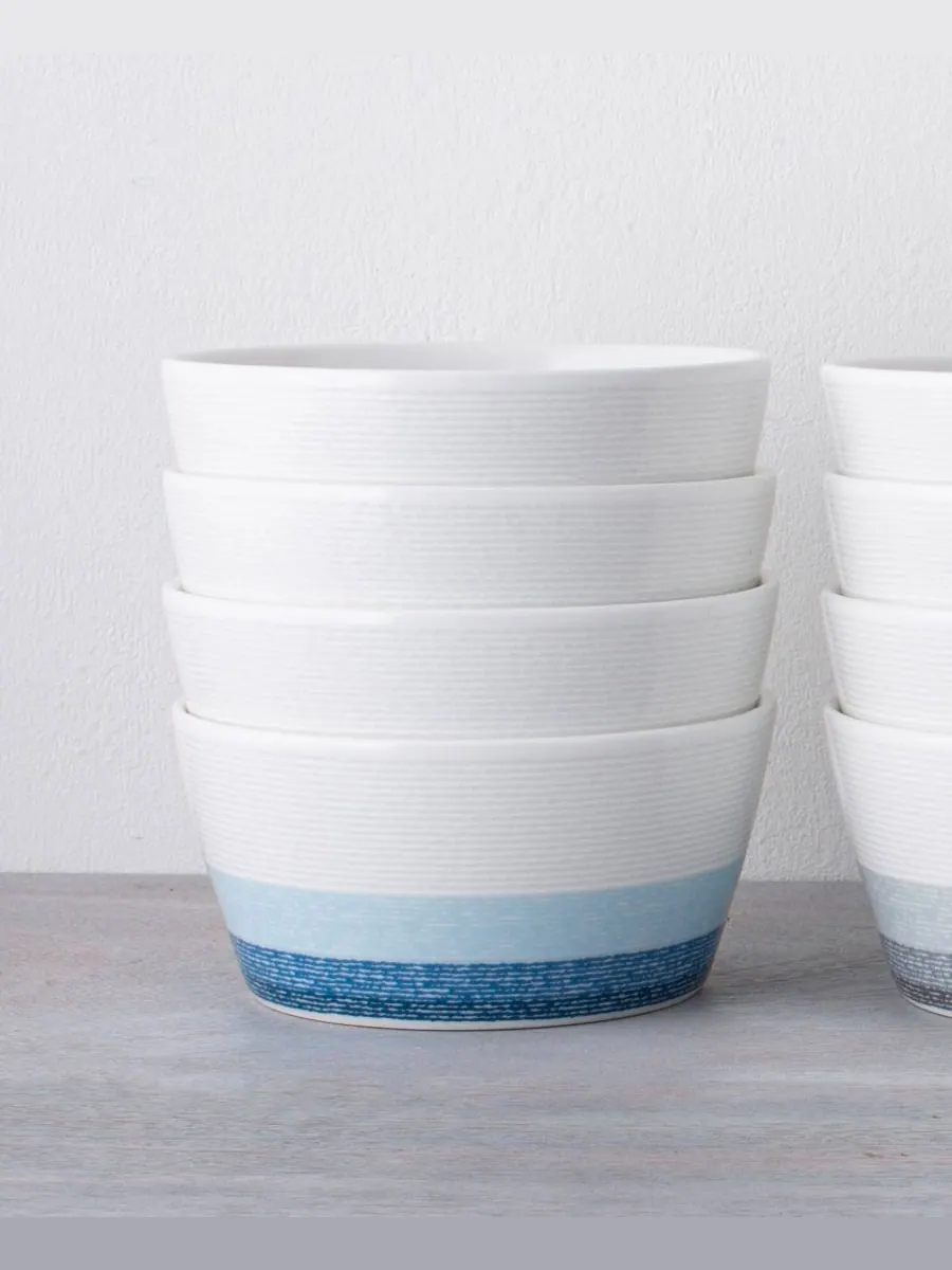 Набор из 4 мисок для хлопьев Colorscapes Layers Noritake — изображение 8 из 10, пепельный